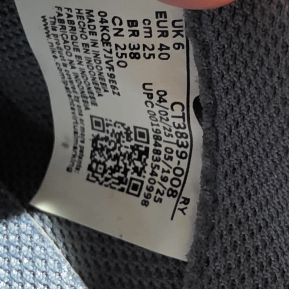 New Women 8.5 Youth 7Y Nike Air Force 1 Low GS CT3839-008 Cement Grey Orange NWB - Picture 8 of 10